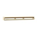 Ver imagem 3 de Rack Suspenso Slim Curvo 220cm para TV até 70” Moderno Luxo MDP/MDF com Portas Basculantes Off White