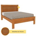 Ver imagem 7 de Conjunto Cama Casal Safira e 2 Mesas de Cabeceira Luna com USB Marrom/Cinamomo