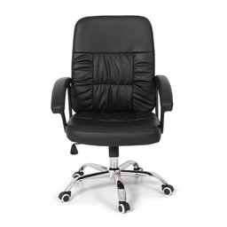Cadeira para Escritório Confort com Base Giratória:Preto - 2