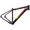 Ver imagem 4 de Bicicleta Aro 29 Krw Alumínio 24 Vel Freio a Disco X52 Quadro 19 Preto-amarelo e Vermelho