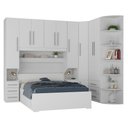 Ver imagem 2 de Dormitório de Casal sem Cama 1219s Branco