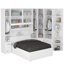 Ver imagem 3 de Dormitório de Casal sem Cama 1219s Branco