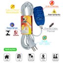 Ver imagem 2 de Extensão Elétrica 5 Metros Cabo 3x0,75 2p Certificada