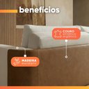 Ver imagem 3 de Sofá Cama 3 Lugares 2,30m Orgânico Belissimo