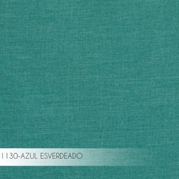 Poltrona Decorativo Prado Base Tabaco Linho Azul Turquesa - Gran Belo - 4