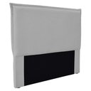 Ver imagem 1 de Cabeceira King 1,95m Veneza Linho Rústico - Pallazio - Cinza Claro