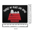 Ver imagem 4 de Capacho Snoopy Theres No Place Like Home Geek Marketplace