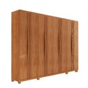 Ver imagem 1 de Guarda Roupa Casal Dunas com 8 Portas e 4 Gavetas Mdf com Pés Moderna Mobília