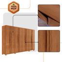 Ver imagem 5 de Guarda Roupa Casal Dunas com 8 Portas e 4 Gavetas Mdf com Pés Moderna Mobília