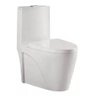 Vaso Sanitário Monobloco Caixa Acoplada Premium Luxo Modelo Flórida Branco - 3