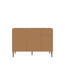 Ver imagem 7 de Balcão para Pia com 3 Portas e 1 Gaveta 120cm Soul Marrom/Freijó/Caramelo