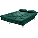 Ver imagem 2 de Sofá Cama 3 Lugares Multiuso Sued Premium:verde Musgo