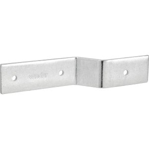 Suporte aço zincado tranca aberto cartela 1 peça - Vonder