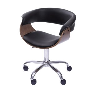 Cadeira Escritório Diretor Corino e Madeira Giratória Elba 1152