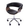 Cadeira Escritório Diretor Corino e Madeira Giratória Elba 1152 - 1