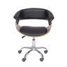 Cadeira Escritório Diretor Corino e Madeira Giratória Elba 1152 - 2