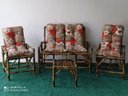 Ver imagem 2 de Cadeiras de Bambu Conjunto Completo Móveis Sofá Poltronas