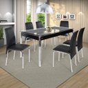 Ver imagem 2 de Conjunto de Mesa 6 Cadeiras Barcelona Ciplafe