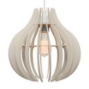 Ver imagem 5 de Kit 2 Pendente Lótus Poptem Mármore Lustre Luminária 30cm Sala