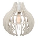 Ver imagem 2 de Kit 2 Pendente Lótus Poptem Mármore Lustre Luminária 30cm Sala