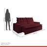 Sofá Retrátil e Reclinável 4 Lugares Pillowtop Duplo M118 - 7