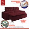 Sofá Retrátil e Reclinável 4 Lugares Pillowtop Duplo M118 - 5