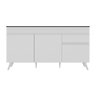 Balcão Cozinha Gabinete Pia 150Cm 3 Portas Mp2072.891 Branco - 2