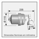 Ver imagem 3 de Chuveiro Ducha 5 Compacta Br Cardal 5.500w 110v Aq070/1 Branco, 5500 W, 127v