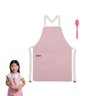 Avental Infantil e Mini Espatula Rosa Crianças Cozinha Kids - 3