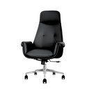 Ver imagem 1 de Cadeira de Escritório Presidente Prestige Preta com Assento Espuma Laminada Base Giratória Cromada