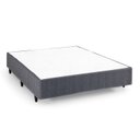 Ver imagem 1 de Base Box Desmontável Queen 158x198x28cm Cinza/Escuro