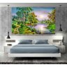 Quadro Pintura Paisagem Óleo Sobre Tela 3016: 110cm (A) x 170cm (L) - 5