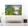 Quadro Pintura Paisagem Óleo Sobre Tela 3016: 110cm (A) x 170cm (L) - 3