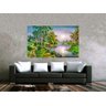 Quadro Pintura Paisagem Óleo Sobre Tela 3016: 110cm (A) x 170cm (L) - 2