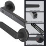Fechadura Digital Eletronica App Bluetooth Senha Biometria Cartao Maçaneta Porta Inteligente Seguran - 15