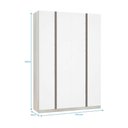 Ver imagem 3 de Guarda-roupa Solteiro Luciane 4 Portas 3 Gavetas Prime Plus 160 Cm