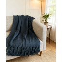 Ver imagem 2 de Manta em Algodão 1,40 X 2,30 Preto