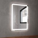 Ver imagem 5 de Espelho Retangular com Led 60x40cm Touch Bivolt Moderno Led Multicolor