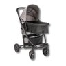 Carrinho Prima Melange Grafite + Bebe Conforto Casulo Click Preto (415)- Kiddo - 5