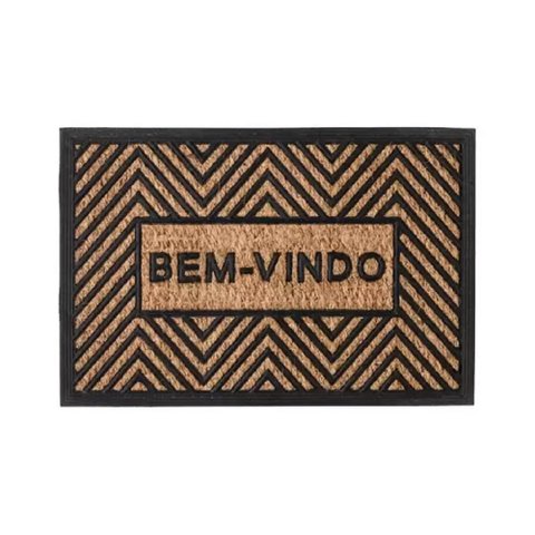 Capacho Fibra de Coco Texas 40x60cm - Corttex Estampa 3