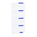 Ver imagem 1 de Kit 5 Bandejas Para Gondola Canto 170 Amapa 40/30 Branco Pe Az - Amapá
