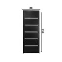 Ver imagem 5 de Porta Lambril Solara 80 X 2.10 Preta Lado Esquerdo - Hale
