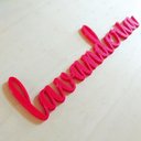 Ver imagem 2 de Lavanderia - Adorno De Parede, Quadro, Decoração, Lettering - Toque 3D:Vermelho