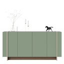 Ver imagem 1 de Buffet Aparador Copacabana 4 Portas Hortelã/amêndoa - Colibri