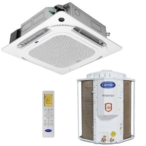 Ar Condicionado Split Cassete Carrier 4 Vias 56000 Btus Quente e Frio Inverter 220v monofásico 38cqv
