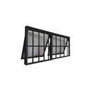 Ver imagem 1 de Vitro Maxim Ar 2 Seções com Grade Alumínio Preto 60x120