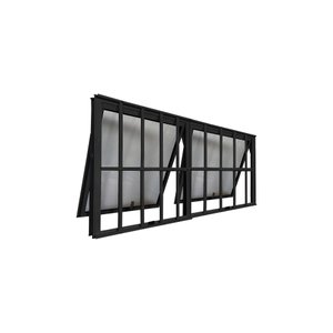 Vitro Maxim Ar 2 Seções com Grade Alumínio Preto 60x120