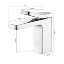 Ver imagem 7 de Torneira Monocomando Cromada Bica Baixa Luxo Banheiro Lavabo Pia Cuba Inovartte In56