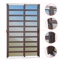 Ver imagem 3 de Porta Cor.c/Trav.2F.Móv.210x120 Elite c/Fechad.Tetra V.Ref.Mix Corten Brimak