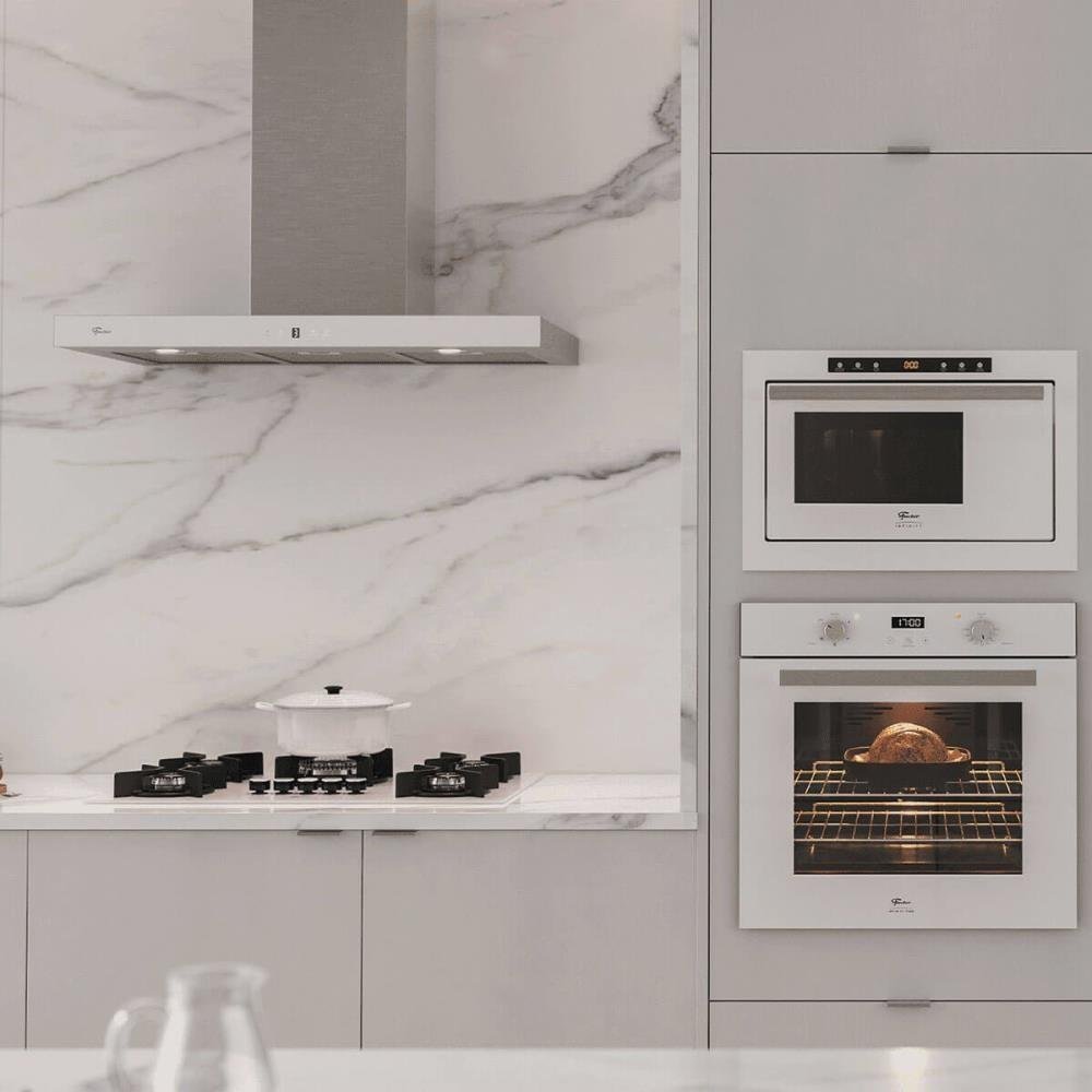 Forno Elétrico de Embutir Fischer Infinity Touch 82 Litros Branco com Air Fryer 220v 28607(75727) - 8